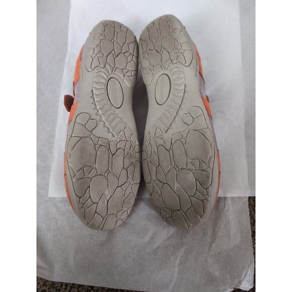 G.H. Bass & Co. Branson Women’s Sport Sandals 10M Orange Suede Mesh Closed... - Picture 8 of 10
